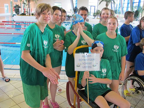 Landesfinale Jugend trainiert für Paralympics im Schwimmen